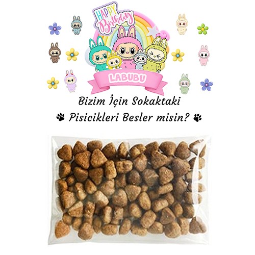 Labubu 5 Adet Hediyelik Kedi Maması