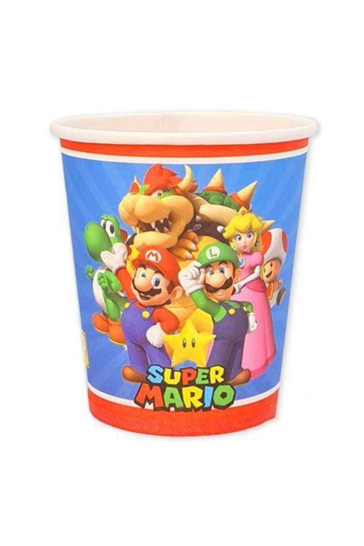 Süper Mario Bardak 8 Adet