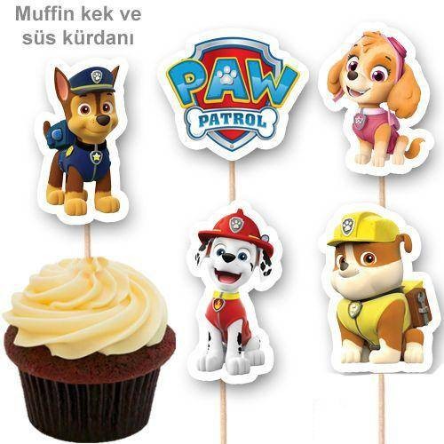 Paw Patrol 10'lu Şekilli Kürdan
