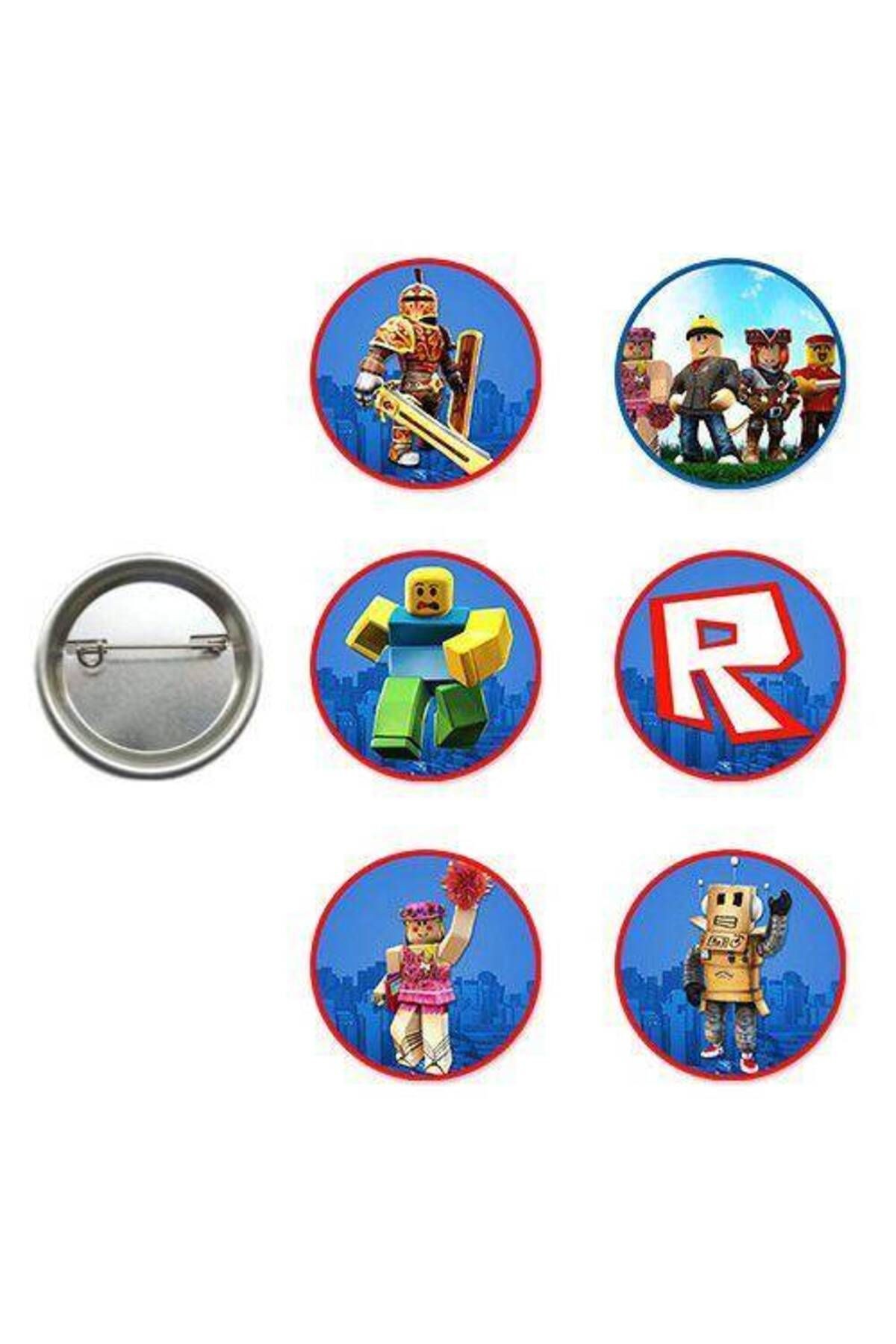 Roblox Hediyelik Parti Rozeti (6 Adet)