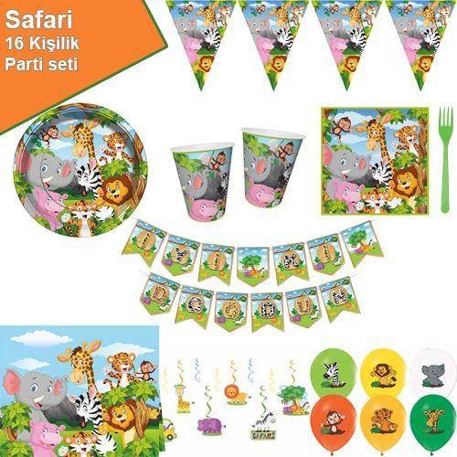 Safari Parti Seti 16 Kişilik
