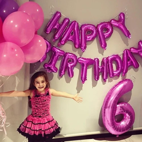 Happy Birthday Pembe Folyo Balon 35 cm