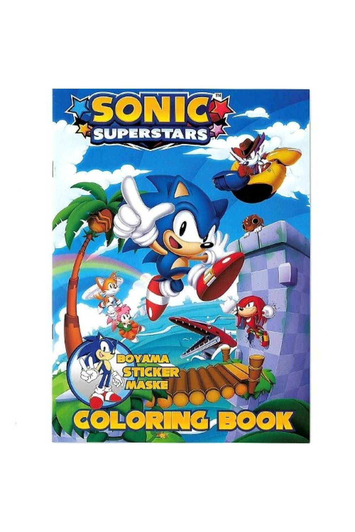Stickerlı Sonic Boyama Kitabı 16 Sayfa