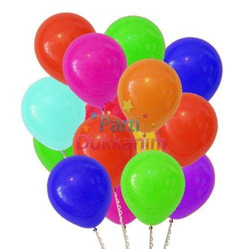 Uçan Balon Karışık Renkli MAĞAZADAN 15 Adet