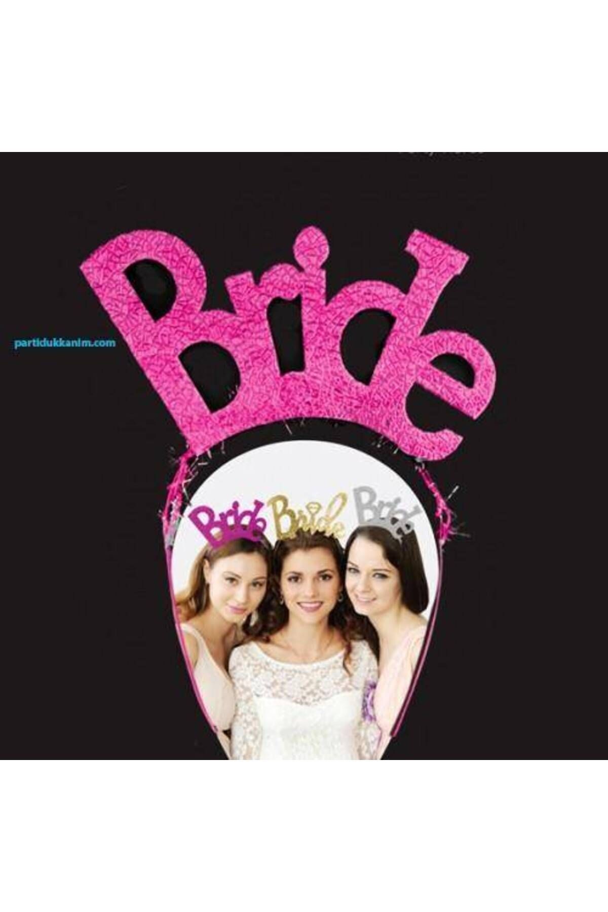 Bekarlığa Veda Bride Taç Fuşya