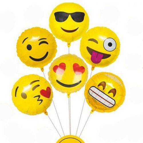Emoji Folyo Balon Set 6 adet