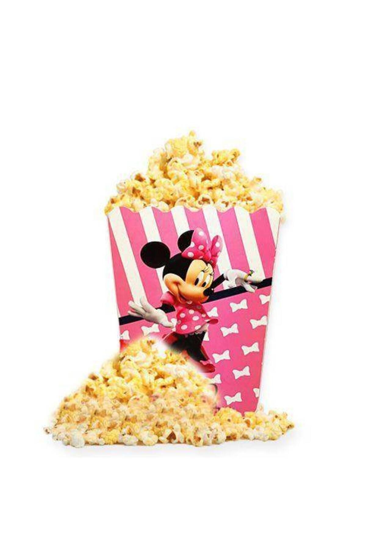 Minnie Mouse Mısır Kutusu (8 Adet)