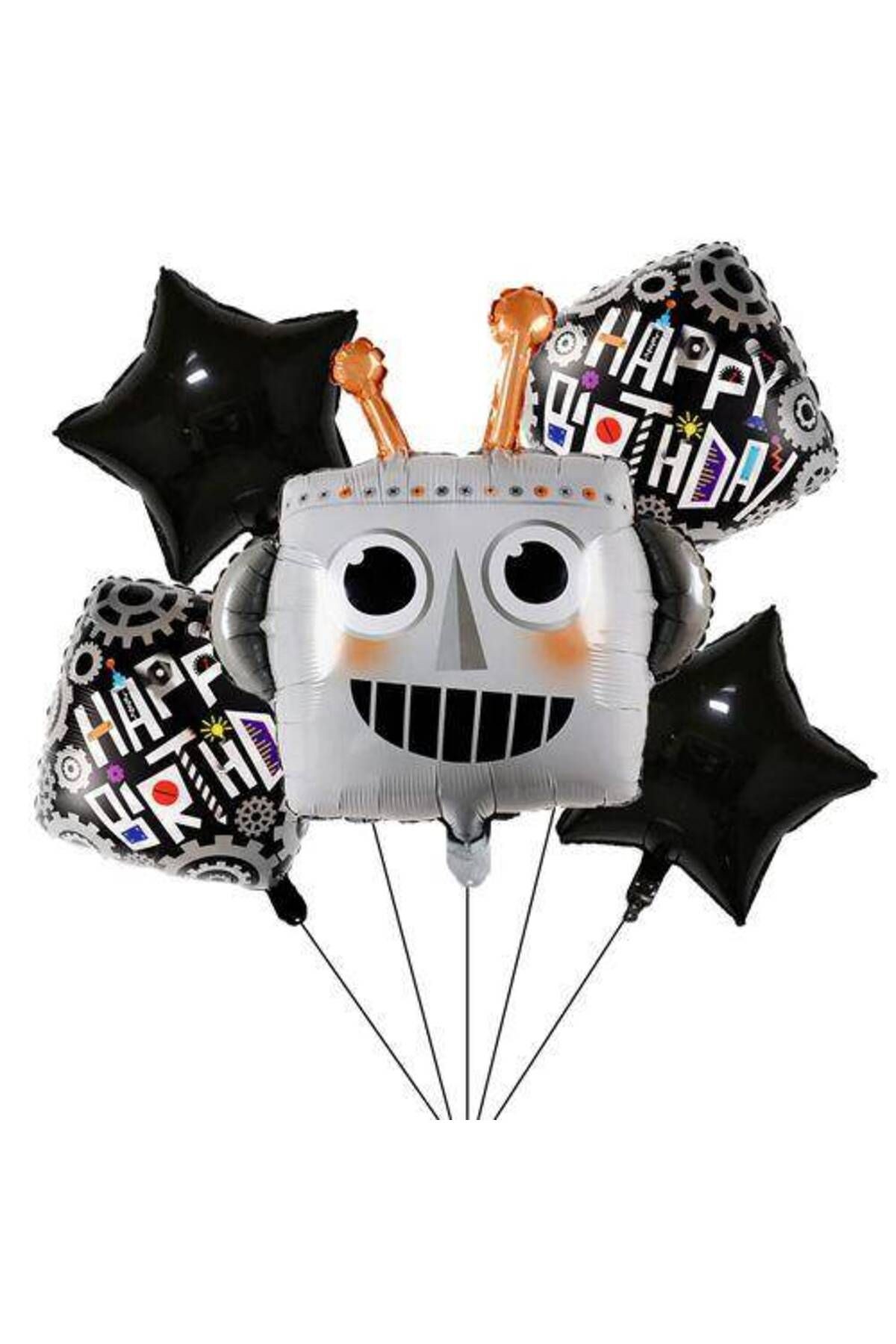 Robot Folyo Balon Seti