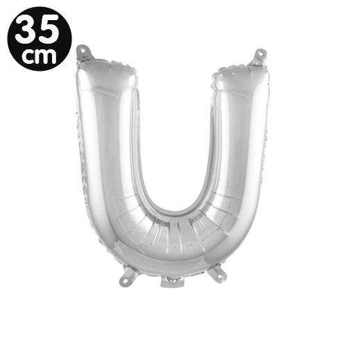 U - Harf Folyo Balon Gümüş (35 cm)