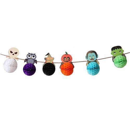 Halloween Figürleri Dekor Petek Süs 6'lı Set