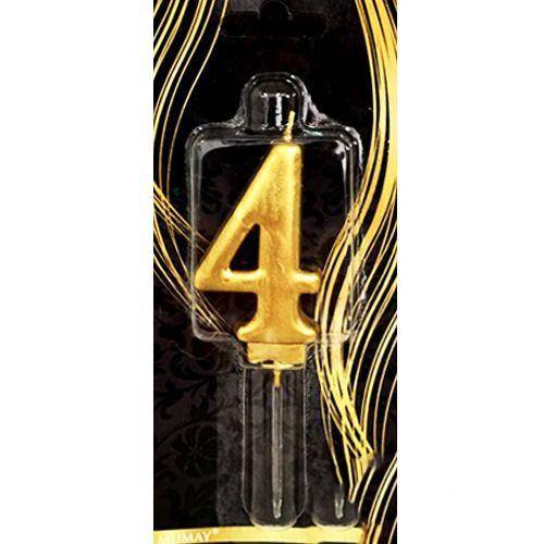 4 Rakam Lüks Gold Mum