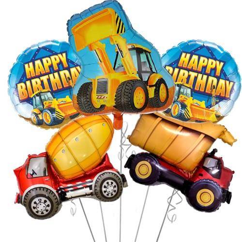 İş Makineleri Folyo Balon Seti 5'li