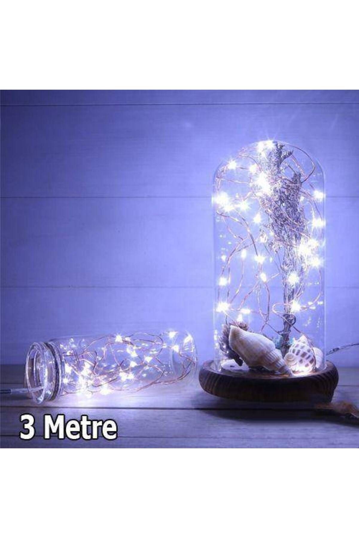 3 Metre Beyaz Peri Led Işık