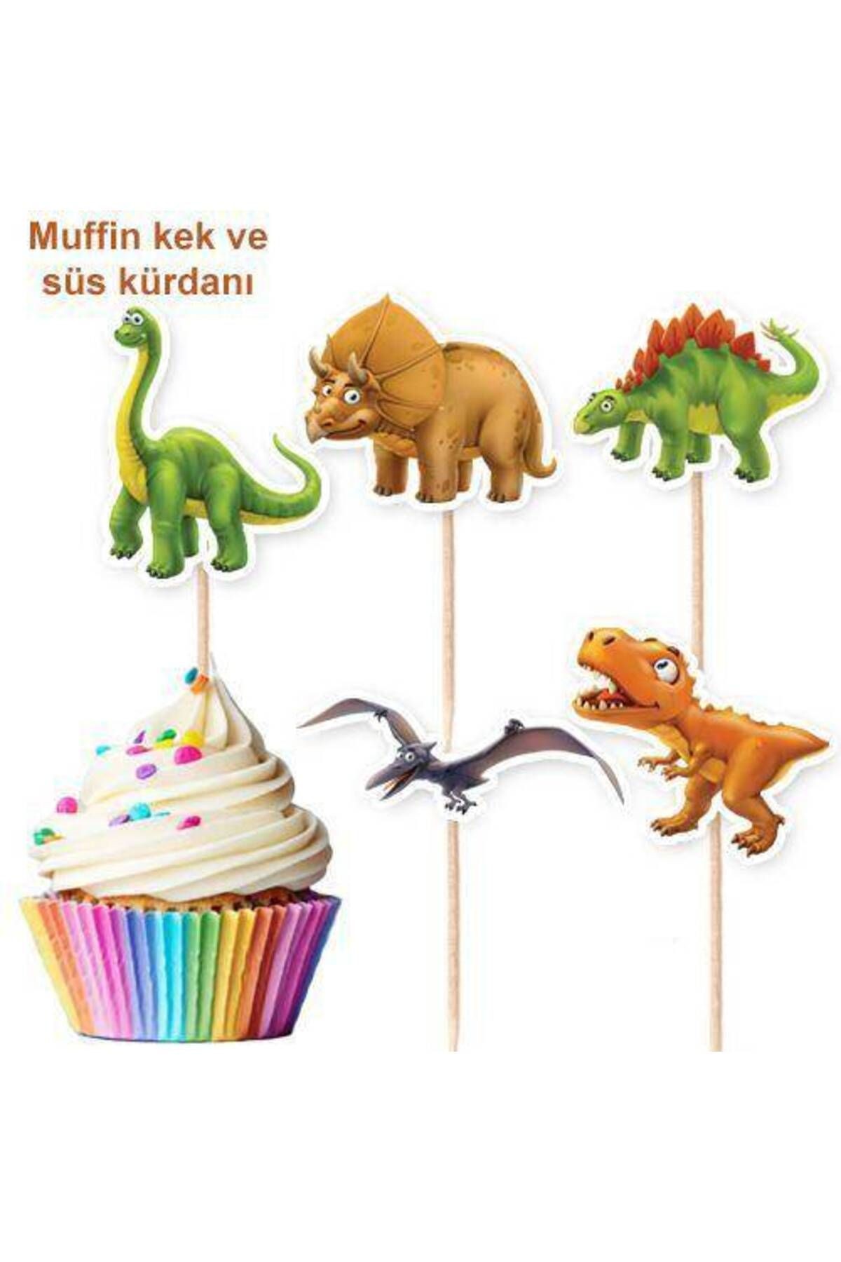 Sevimli Dinozor Şekilli Kürdan 10 Adet