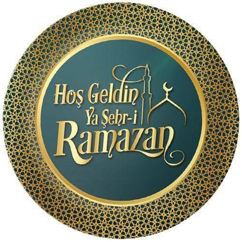 Hoş Geldin Ramazan Tabak 8 Adet