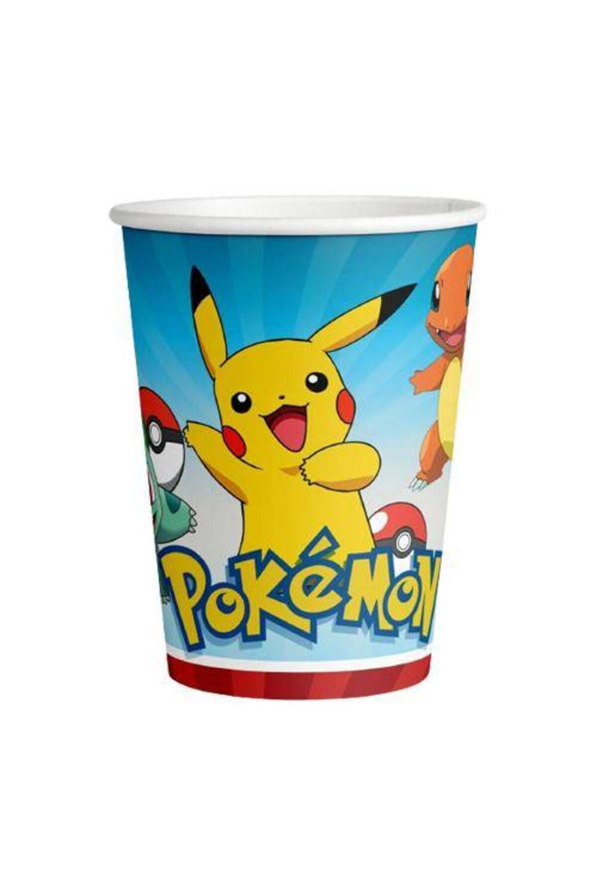 Pokemon Bardak 8 Adet