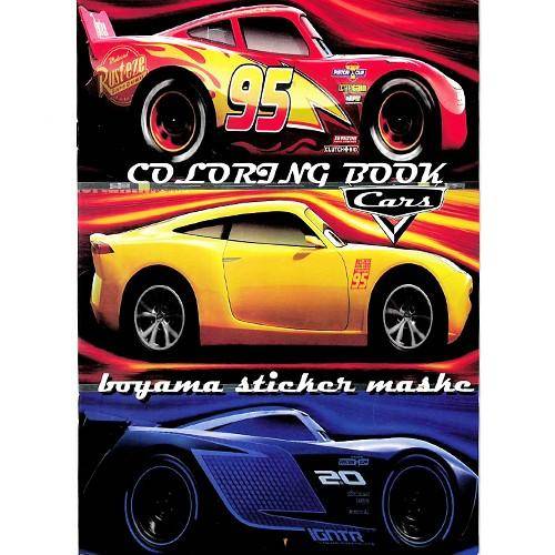 Cars Stickerlı 16 Sayfa Boyama Kitabı
