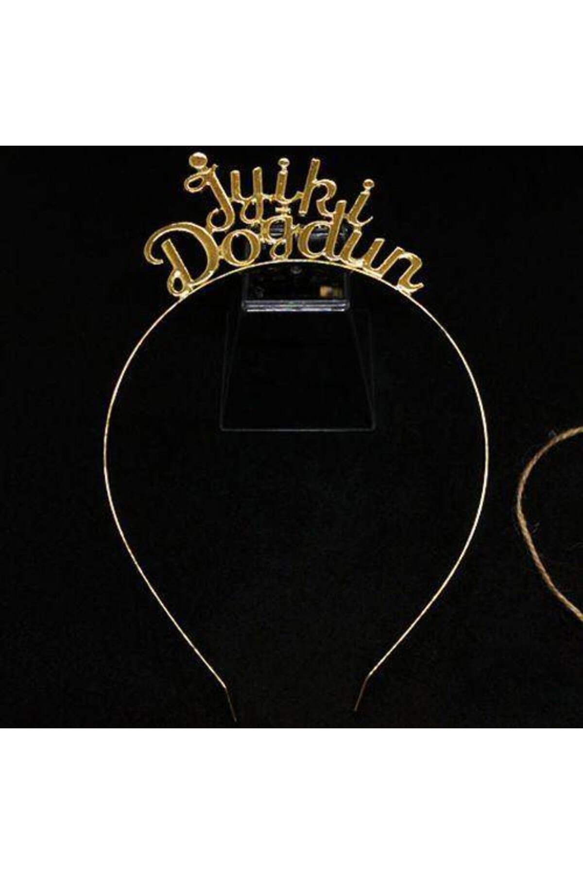 İyi Ki Doğdun Metal Taç Gold