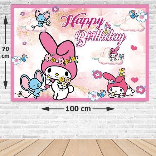 My Melody Doğum Günü Afişi 70*100 cm