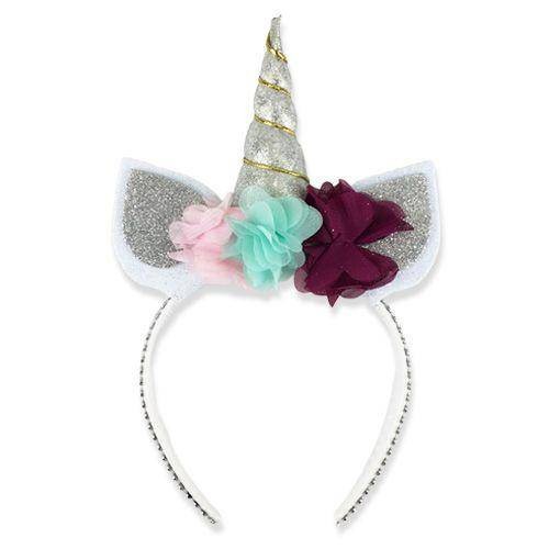 Unicorn Taç Simli Eva Gümüş