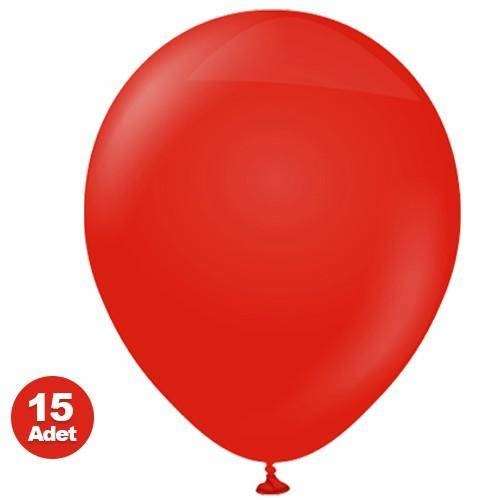 Kırmızı Balon 15 Adet