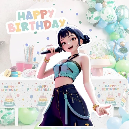 K-POP Zoey Ayaklı Pano