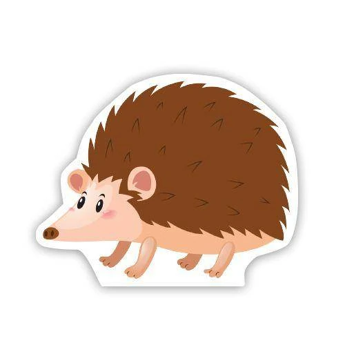 Orman Temalı Ayaklı Pano Kirpi 29x36 cm