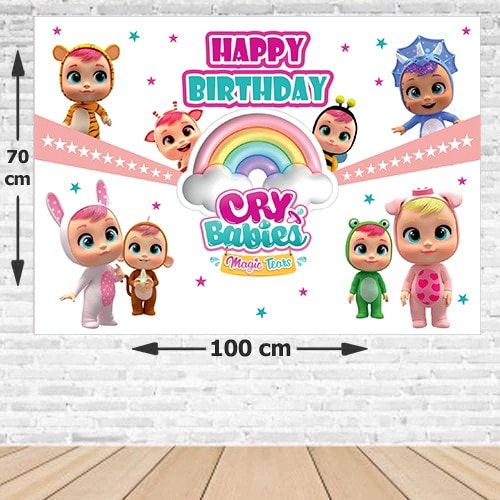 Cry Babies Doğum Günü Afişi 70*100 cm