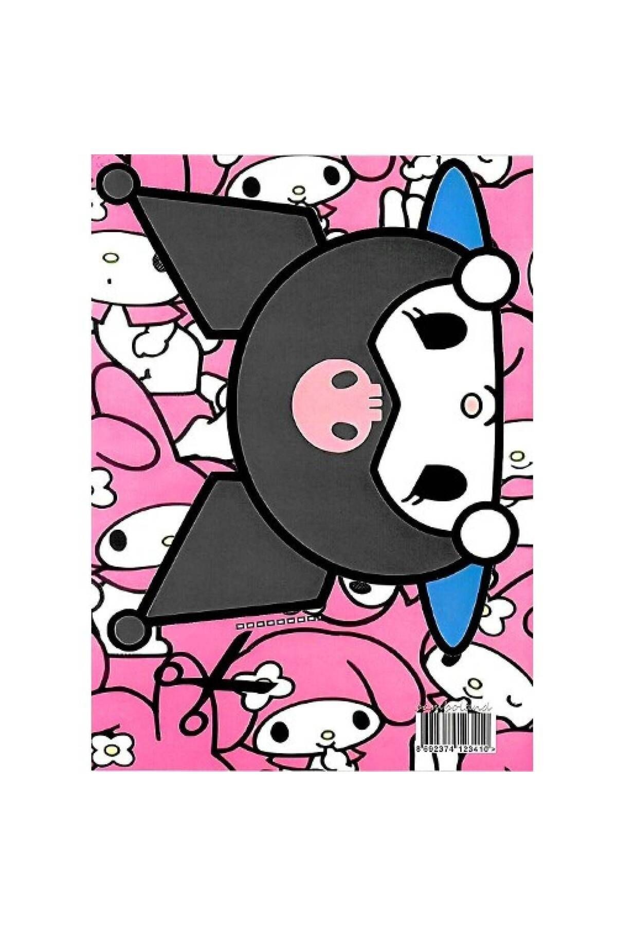 Sticklerlı Kuromi Boyama Kitabı 16 Sayfa