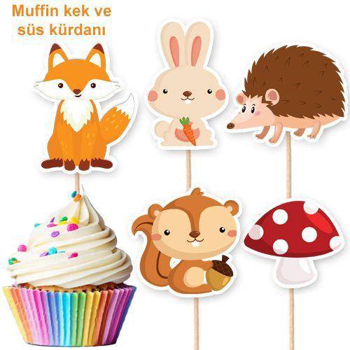 Orman Temalı 10'lu Şekilli Kürdan