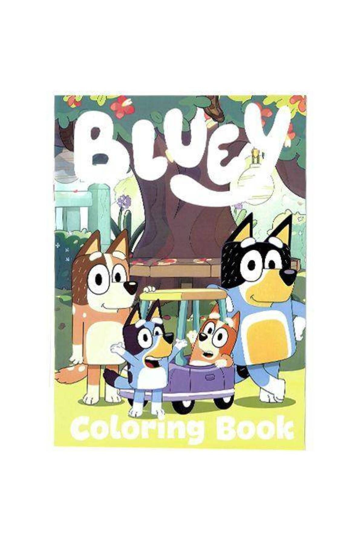 Stickerlı Bluey Boyama Kitabı 16 Sayfa