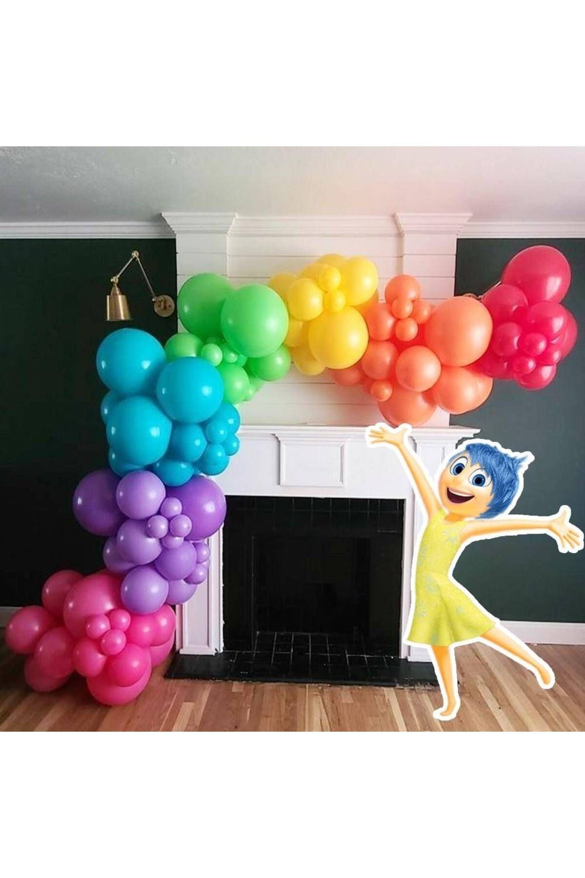 Ters Yüz Temalı Balon Zinciri