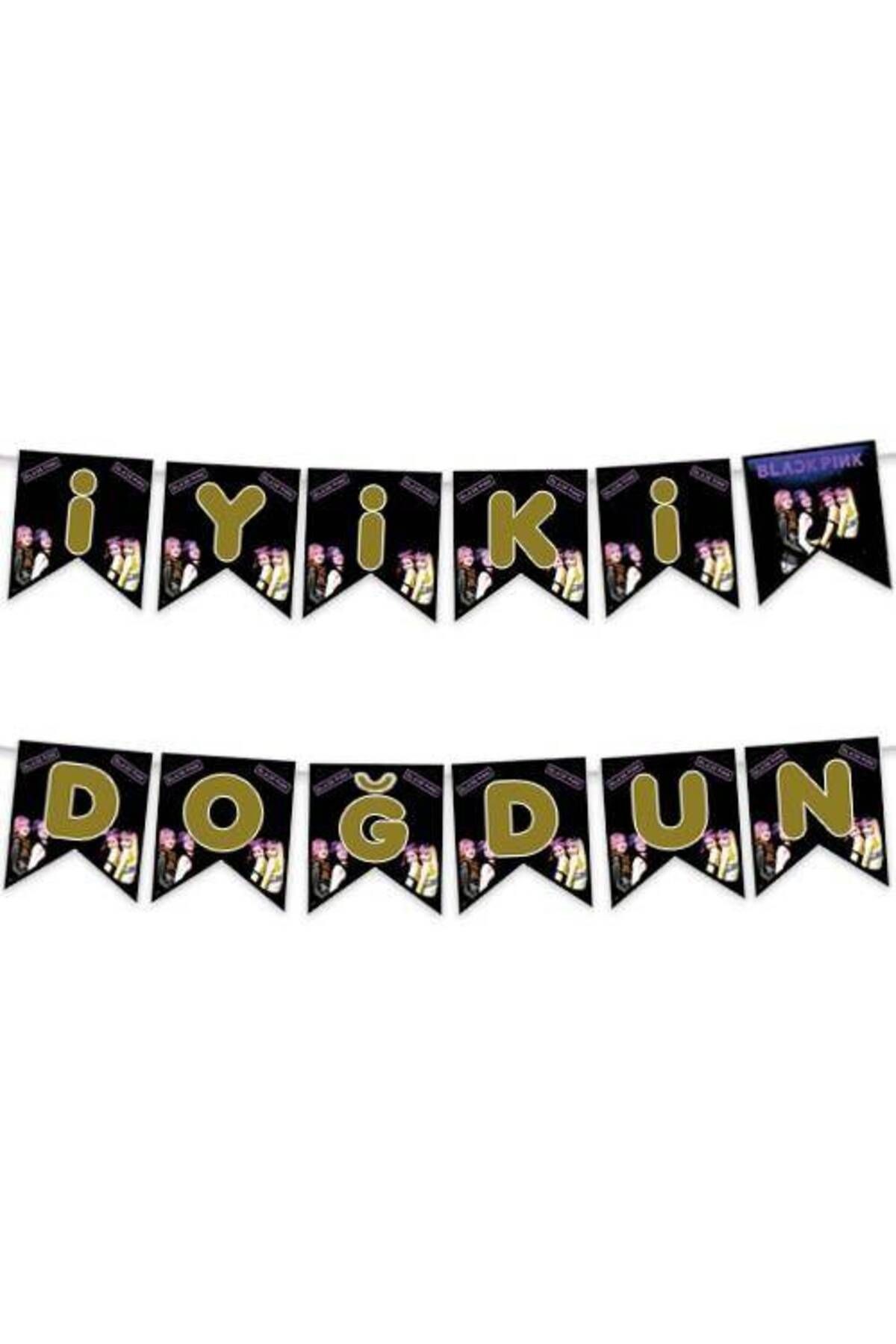 Black Pink İyi Ki Doğdun Yazısı 2 Metre