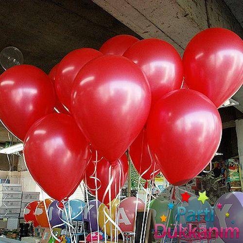 Kırmızı Uçan Balon Demeti 15 Adet MAĞAZADAN