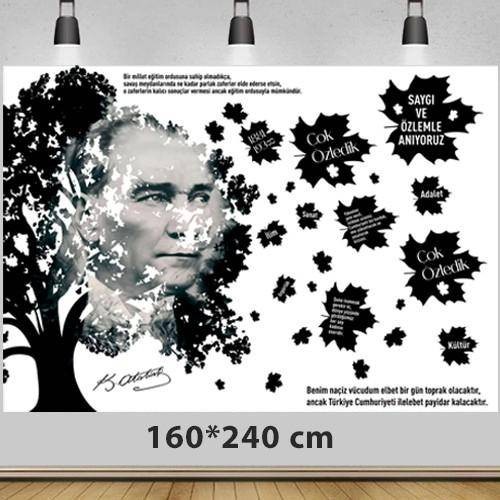 10 Kasım Afişi Yeni Model 160*240 cm