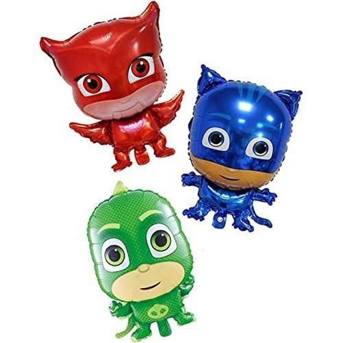 Pijamaskeliler Folyo Balon Seti 3'lü