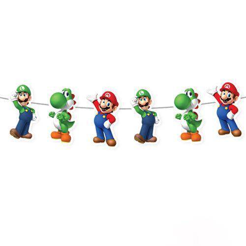 Süper Mario Dekoratif Banner 17*160 cm
