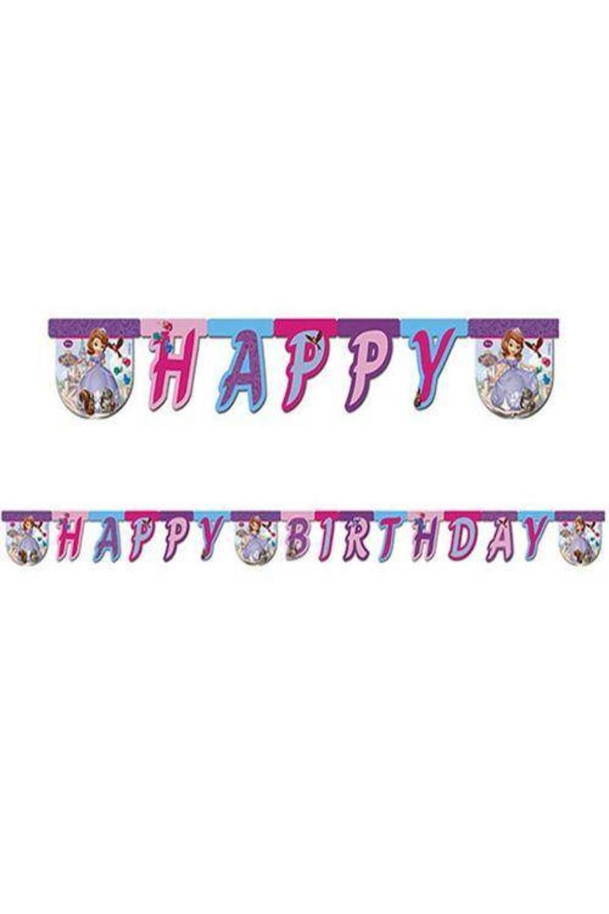 Prenses Sofia Happy Birthday Yazısı (2 m.)