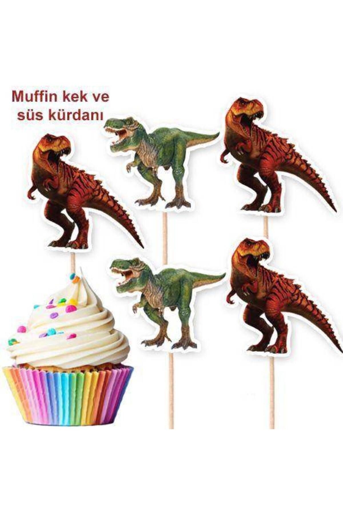 Jurassic Dinozor Şekilli Kürdan 10 Adet