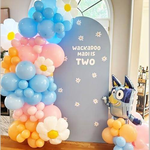 Bluey Temalı Balon Zinciri