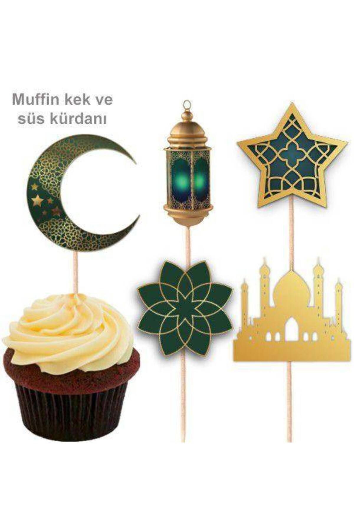 Ramazan Şekilli Kürdan Yeşil 10 Adet