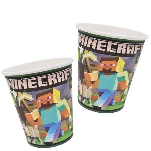 Minecraft Bardak  (8 Adet)