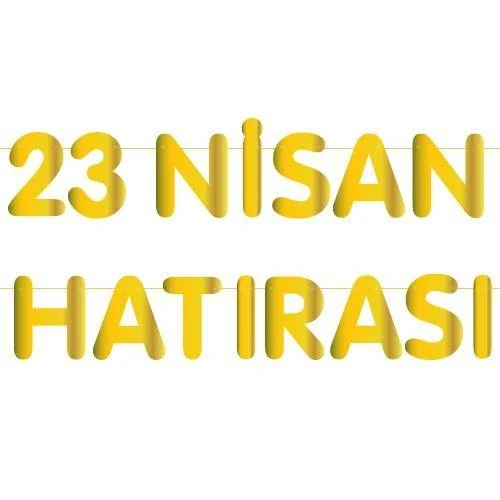 23 Nisan Hatırası Süsleme Seti Gold