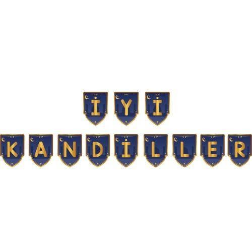 İyi Kandiller Yazısı Mavi Gold 160 cm