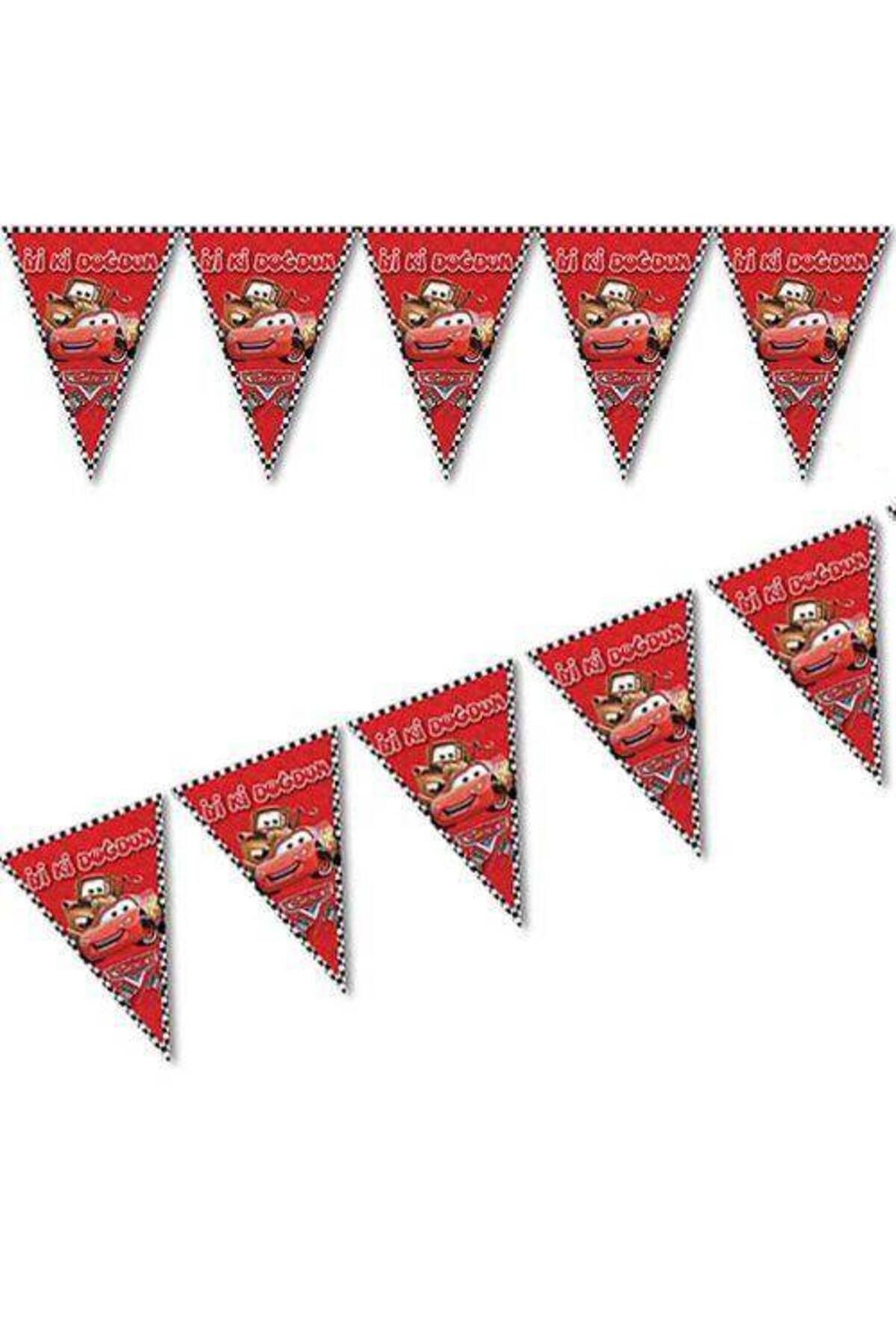 Cars Flama Bayrak Set (2 metre)