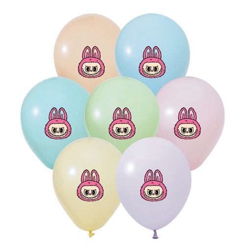 Labubu Baskılı Balon 10 Adet