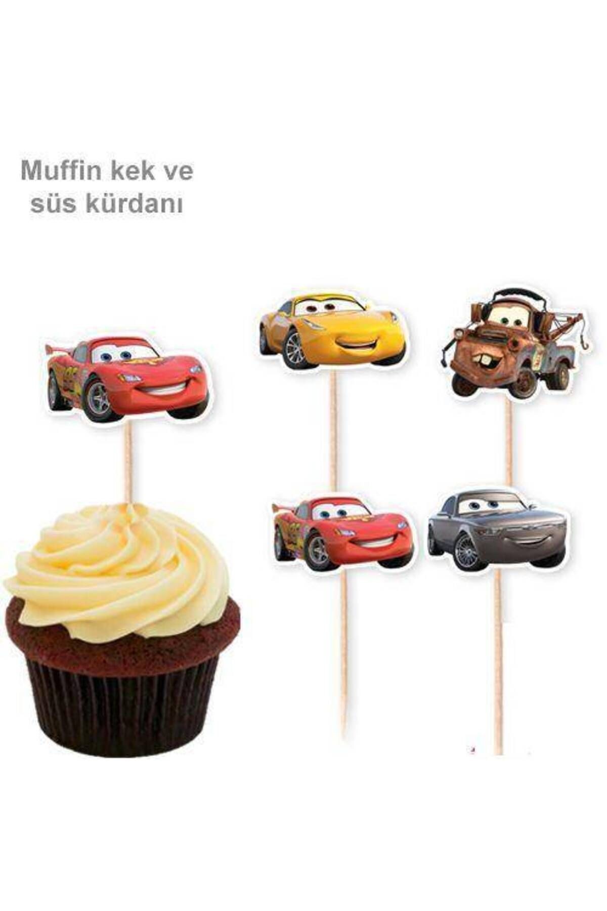 Cars Şekilli Kürdan (10 ADET)