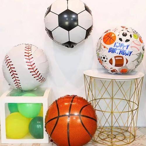 Spor Futbol Basketbol Voleybol Folyo Balon (45 cm)