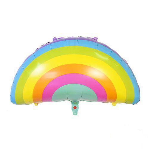 Makaron Gökkuşağı Folyo Balon 74x45 cm
