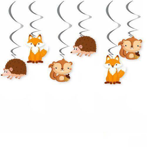 Orman Temalı Tavan Süs 6 Adet